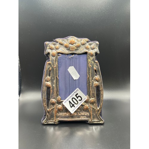 405 - Art nouveau silver photo frame