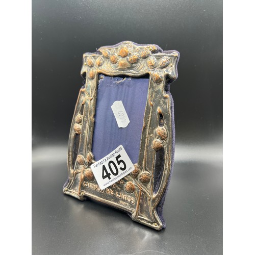 405 - Art nouveau silver photo frame