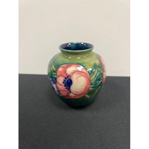 504 - Moorcroft old 'anemone' vase