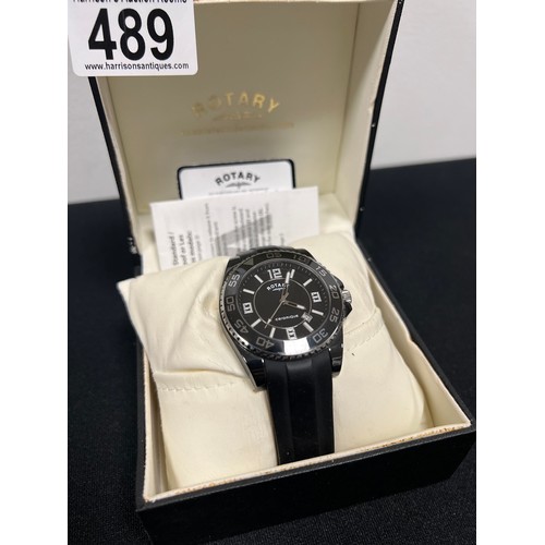 489 - Rotary wrist watch boxed