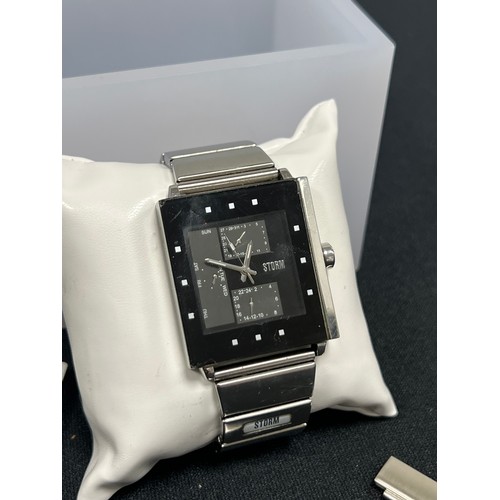 488 - Storm wrist watch boxed