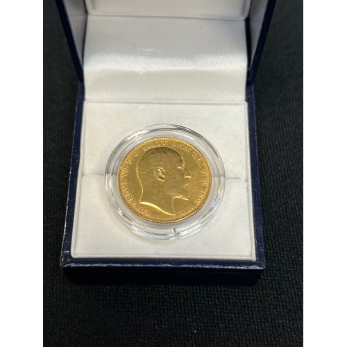 465T - 1909 Gold Sovereign