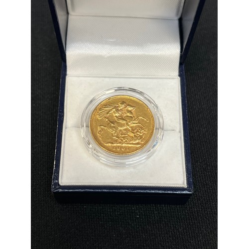 465R - 1901 Gold Sovereign