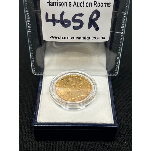 465R - 1901 Gold Sovereign