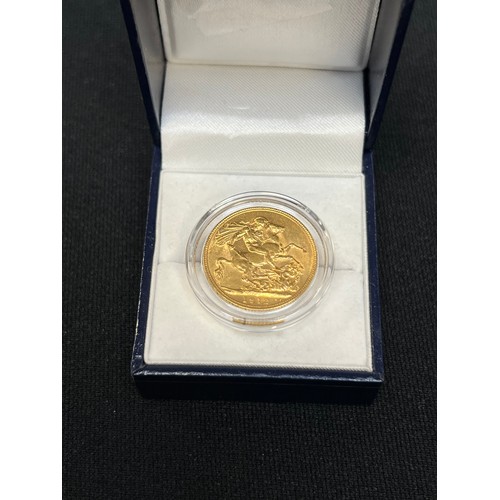 465N - 1912 Gold Sovereign