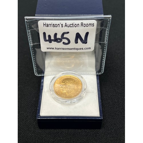 465N - 1912 Gold Sovereign