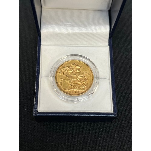 465M - 1894 Gold Sovereign