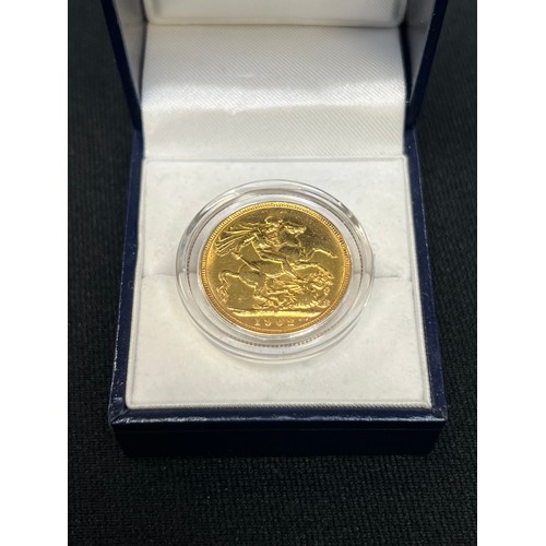 465L - 1902 Gold Sovereign