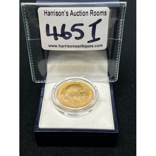 465I - 1902 Gold Sovereign