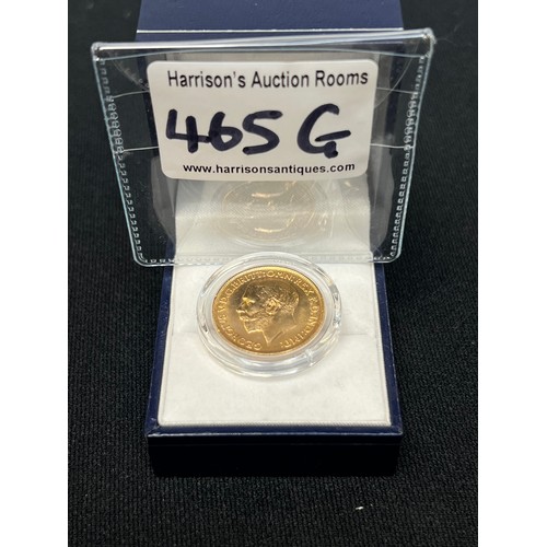 465G - 1913 Gold Sovereign