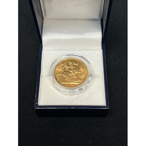 465F - 1910 Gold Sovereign