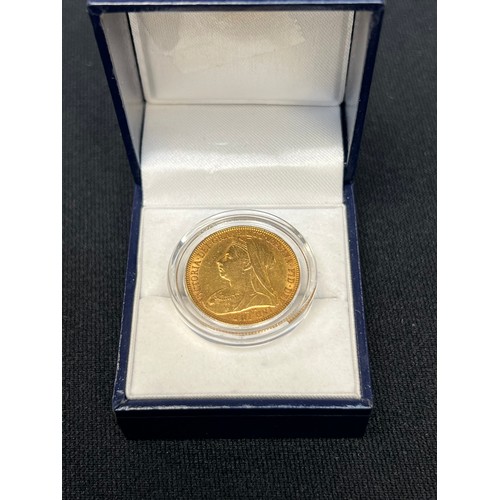 465A - 1896 Gold Sovereign