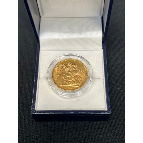 465A - 1896 Gold Sovereign