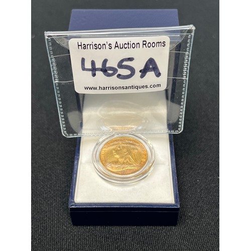 465A - 1896 Gold Sovereign