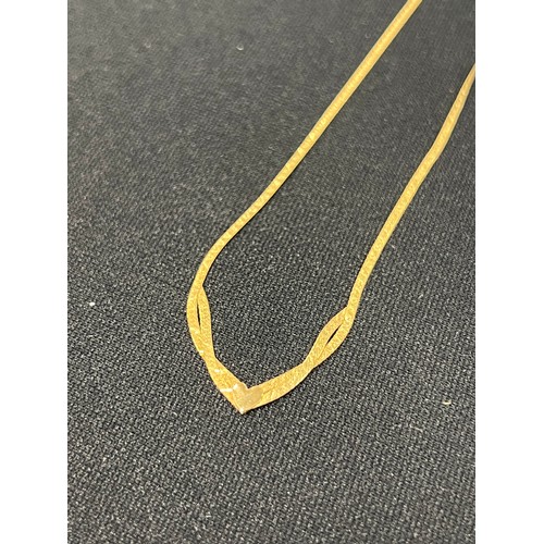 464 - 9ct Gold necklace 2g