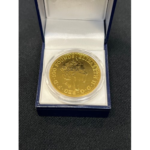 465Z - 24ct Gold 1oz britannia coin 2021