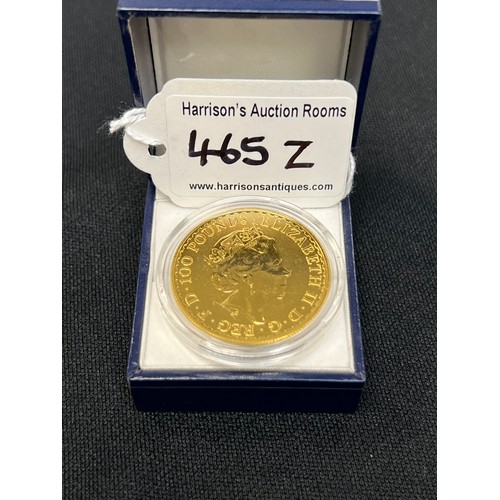 465Z - 24ct Gold 1oz britannia coin 2021