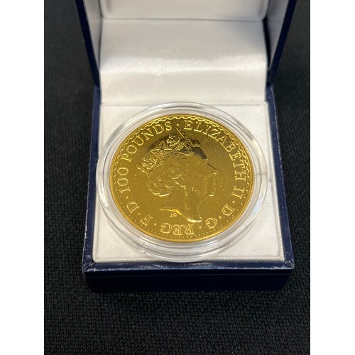 465Y - 24ct Gold 1oz britannia coin 2021