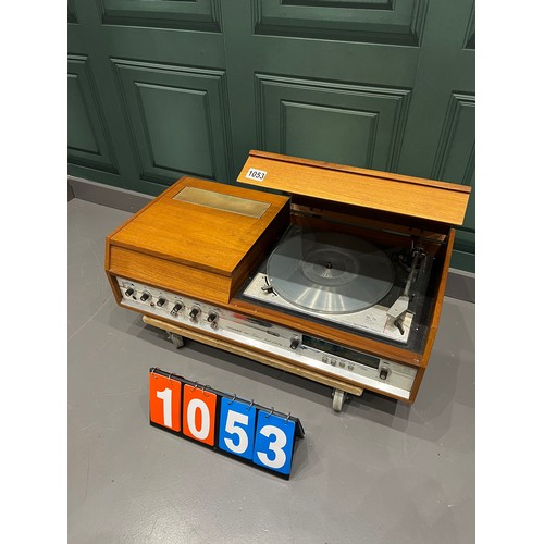 1053 - Mid century teak ' hacker' radiogram