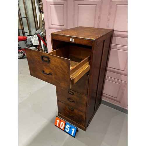 1051 - Vintage GWR office filing cabinet