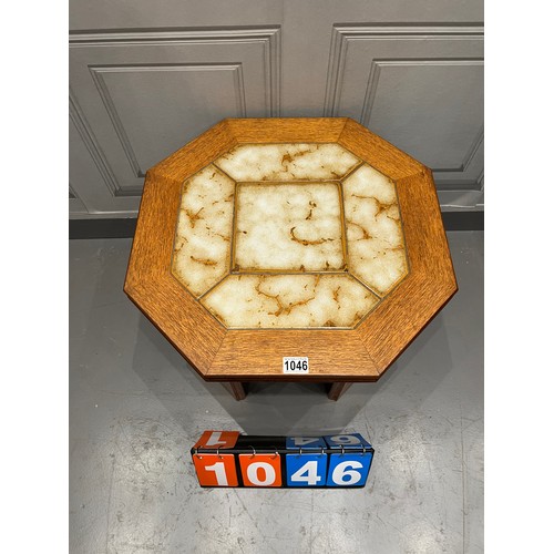 1046 - G-plan hexagonal tile top mid century coffee table