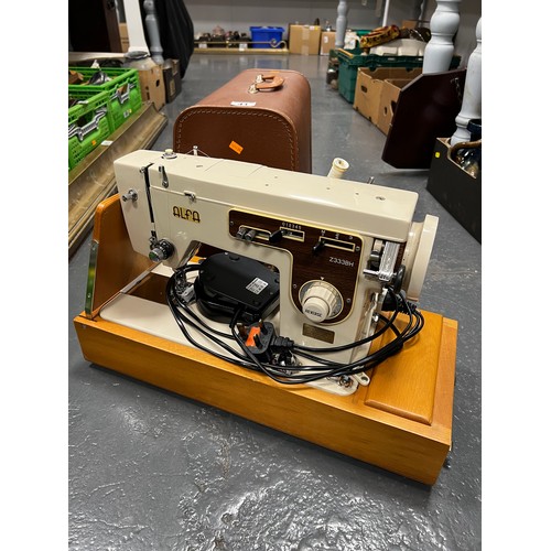 41 - Agfa electric sewing machine in case