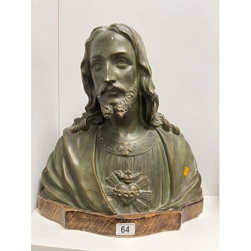 64 - Large religious bust