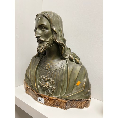 64 - Large religious bust