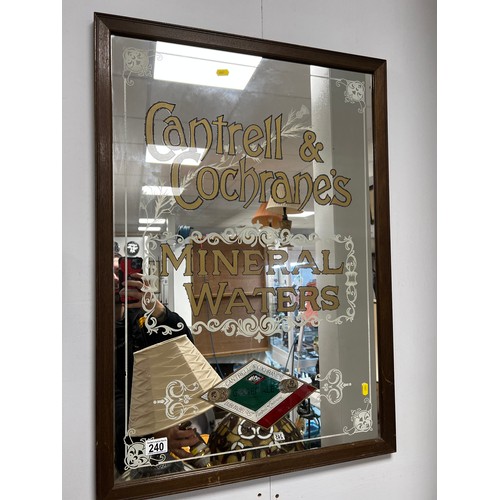 240 - Cantrell & Cochrane’s advertising mirror