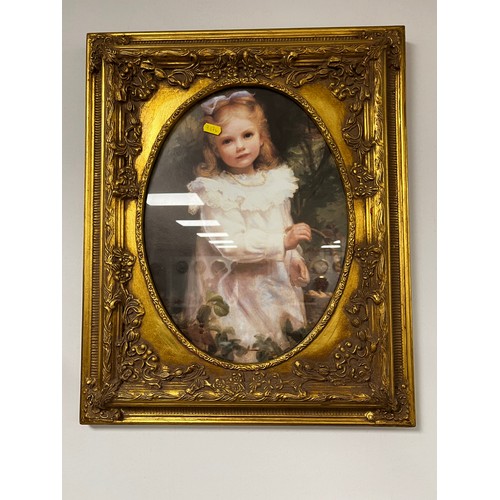 214 - Pair vintage gilt framed pictures