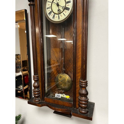 208 - Victorian Vienna Wall clock