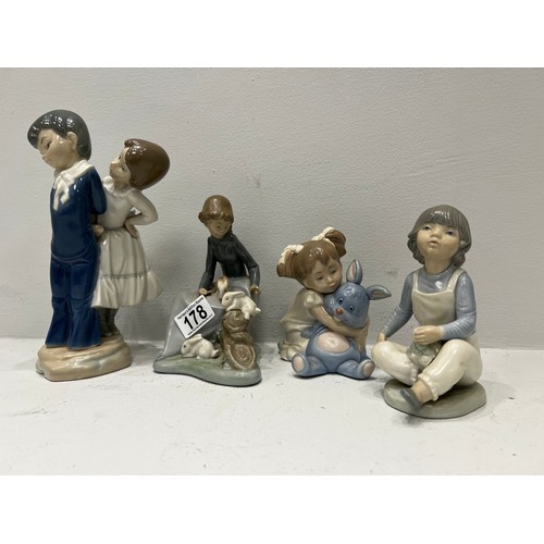 178 - 4 NAO by lladro figures