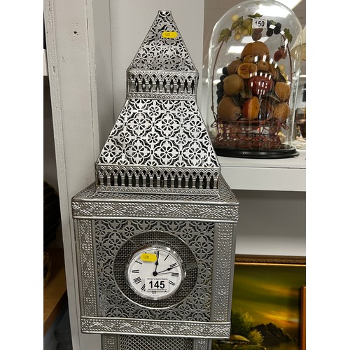 145 - Large metal Big Ben floor clock