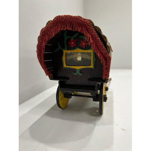 143 - Large wooden gypsy caravan