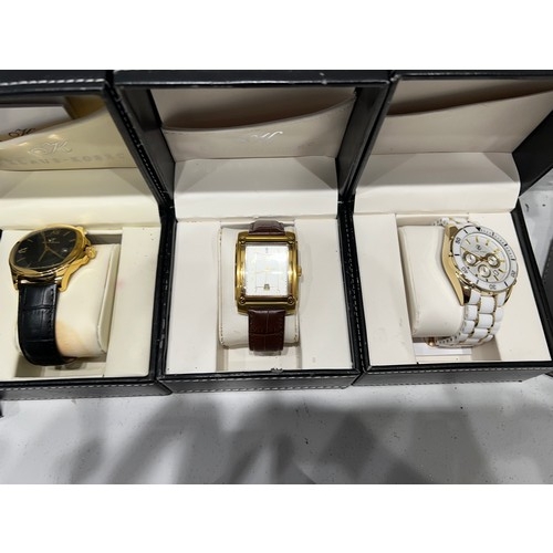 465 - 6 Boxed Watches Earnshaw/Klaus Kobe/Oskar Emil