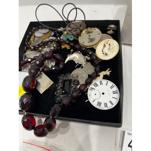 457 - Box Jewellery /coin /watch etc