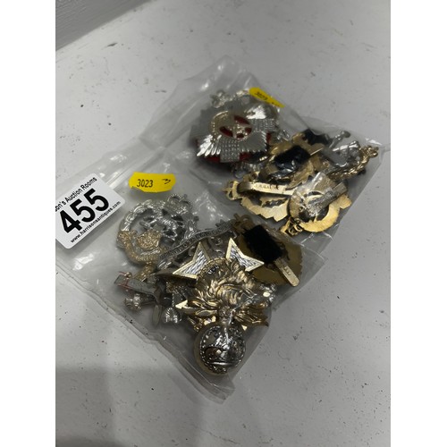 455 - 2 Bags Military Badges