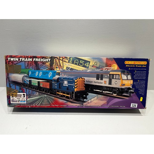 326 - Hornby Boxed Electric Twin Train Set