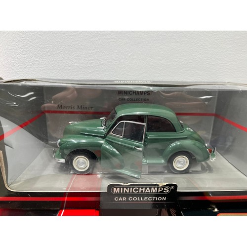 314 - 3 Boxed Die-cast metal Cars Jaguar/ Mini/ Porsche