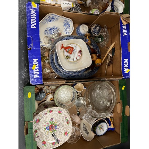 311 - 4 Boxes assorted pottery /china