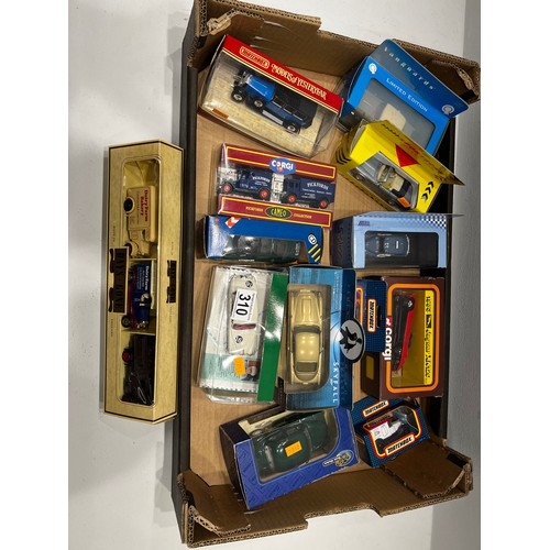 310 - Box collectable cars Boxed Corgi/ Matchbox etc