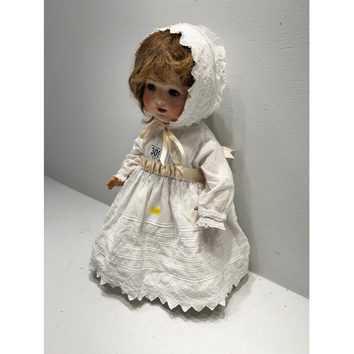 309 - Antique Porzellanfabrik Burggrub 169 special 12 Germany porcelain Doll