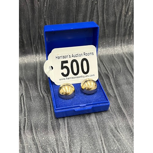 500 - 9ct Gold Bauble Earrings 2.5g