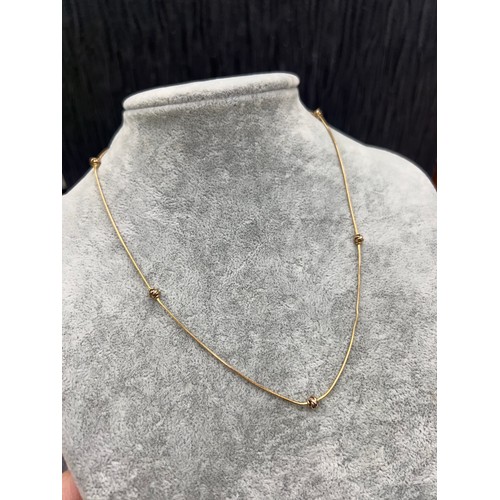 553 - 9ct gold necklace 4.7g