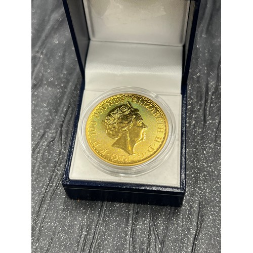 558 - 24ct gold  1oz Britannia 2021