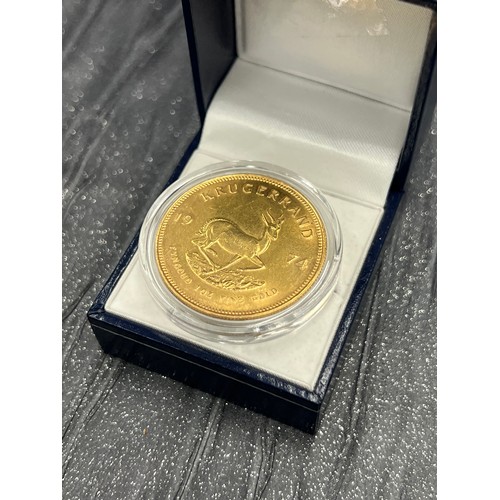 559 - 22ct gold  1oz Krugerrand 1974