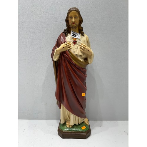 596 - Tall Sacred Heart  Figure  ‘Jesus’