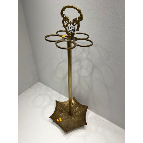 630 - Brass Umbrella Stand