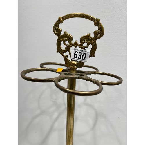 630 - Brass Umbrella Stand