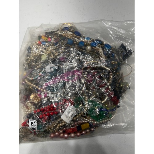 604 - Large Bag Costume Jewellery